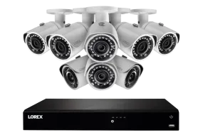 16 Channel Fusion NVR Security System with Eight 2K (5MP) Color Night Vision IP Cameras