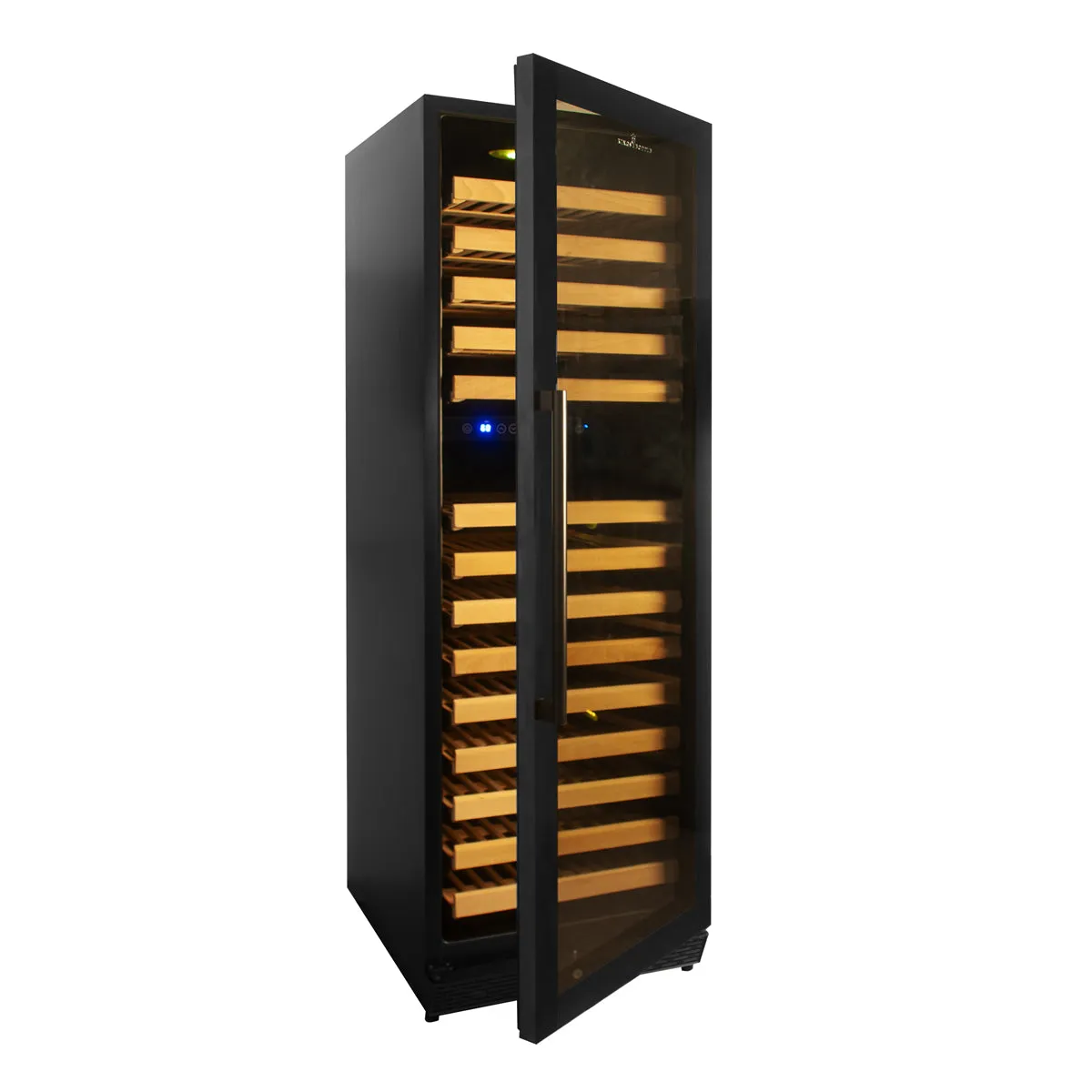 164 Bottle Large Wine Refrigerator With Glass Door