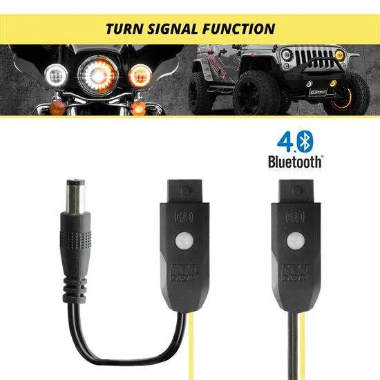 2 piece Mini XKChrome 12V Controller w/ Turn Signal Function