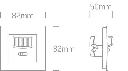 22010 IR WALL SWITCH MOTION SENSOR 200W 230V