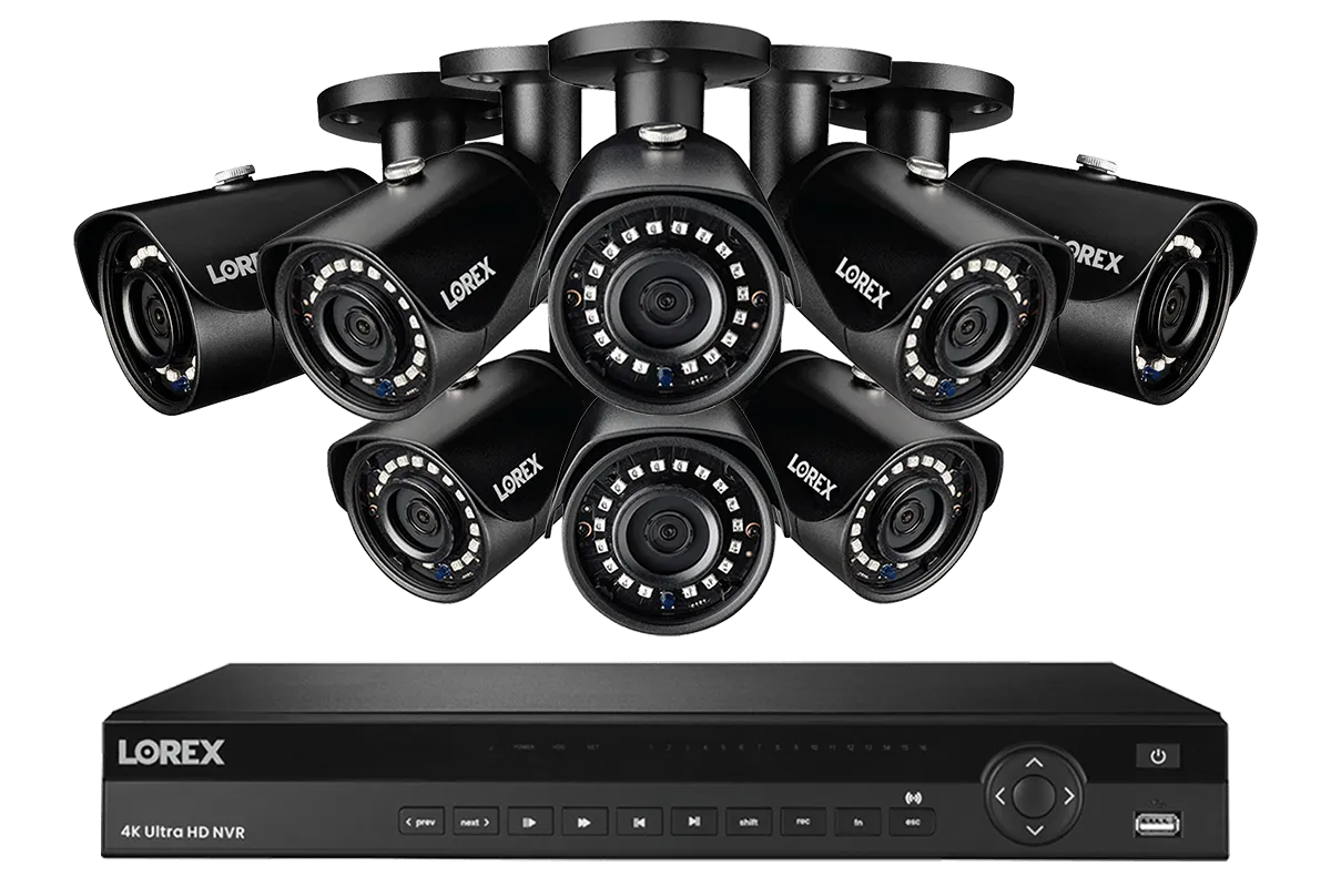 2K IP Security Camera System with 16 Channel NVR and 8 HD IP Outdoor 5MP Cameras, 135FT Night Vision