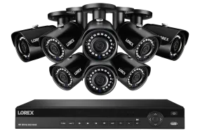 2K IP Security Camera System with 16 Channel NVR and 8 HD IP Outdoor 5MP Cameras, 135FT Night Vision