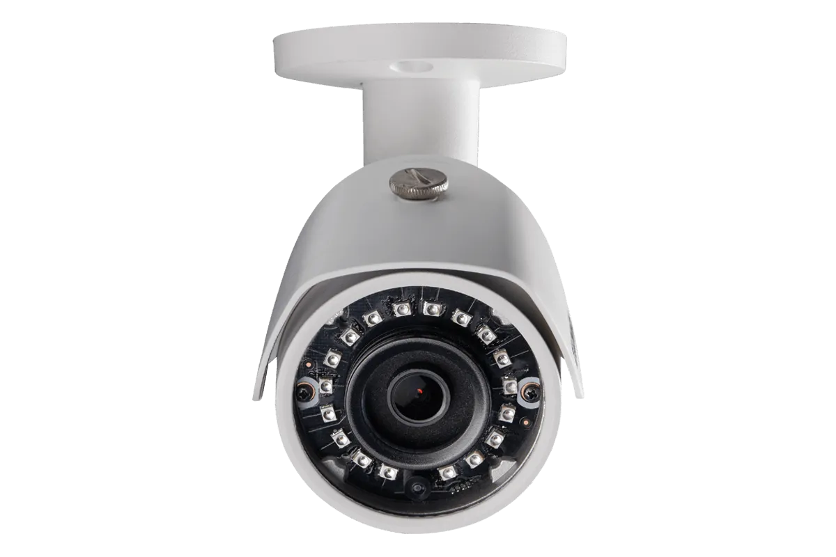 4MP Outdoor Metal Camera with 130FT Color Night Vision-White