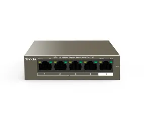 5-Port 10/100Mbps Desktop Switch with 4-Port PoE