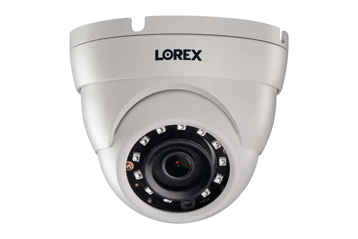 8-Channel Security System with Four 1080p HD Outdoor Cameras, Advanced Motion Detection and Smart Home Voice Control