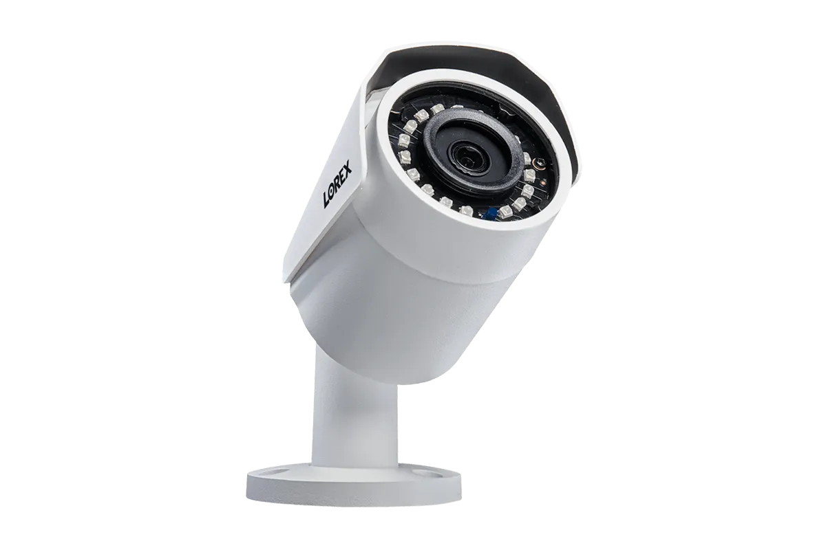 8-Channel Security System with Four 1080p HD Outdoor Cameras, Advanced Motion Detection and Smart Home Voice Control