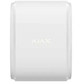 AJAX 42803.81.WH3 Wireless Outdoor Dual-Side Curtain-Type Motion Detector with Anti-Masking and Pet Immunity, White