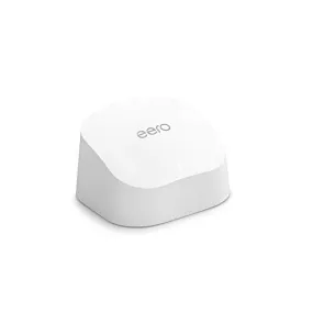 Amazon eero high-speed wifi 6 router and booster | Supports speeds up to 900 Mbps | Works with Alexa, built-in Zigbee smart home hub | Coverage up to 1,500 sq. ft. | Advanced security