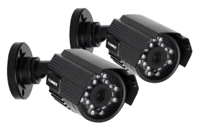 Audio security cameras with night vision