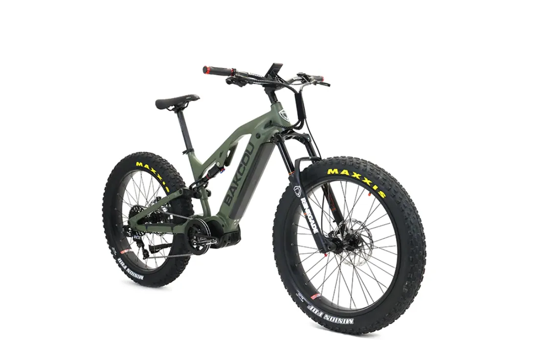 BAKCOU Scout Full Suspension Electric Hunting Bike