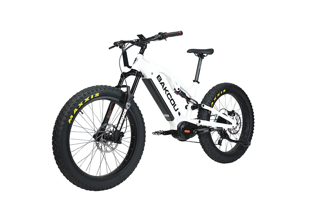 BAKCOU Scout Full Suspension Electric Hunting Bike