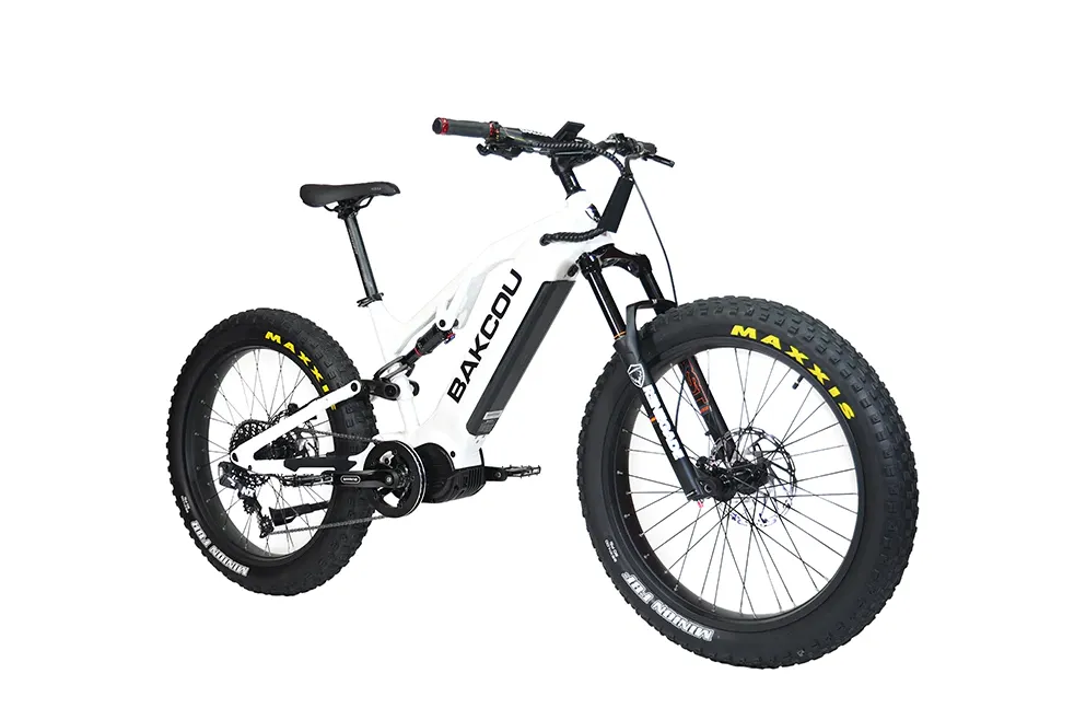 BAKCOU Scout Full Suspension Electric Hunting Bike