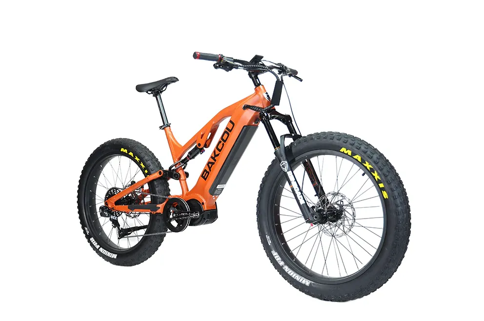 BAKCOU Scout Full Suspension Electric Hunting Bike