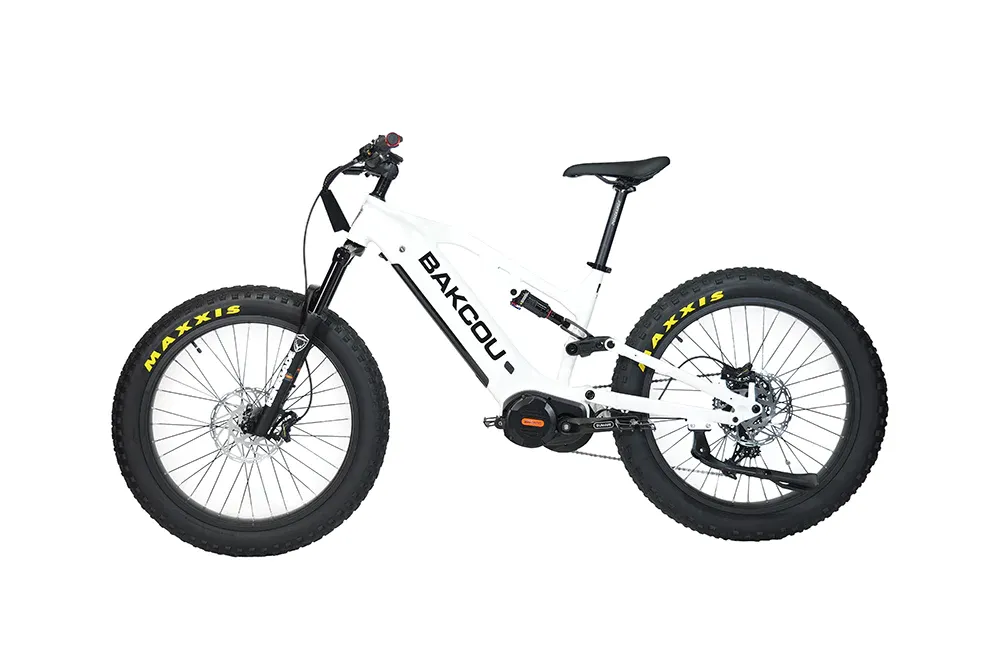 BAKCOU Scout Full Suspension Electric Hunting Bike