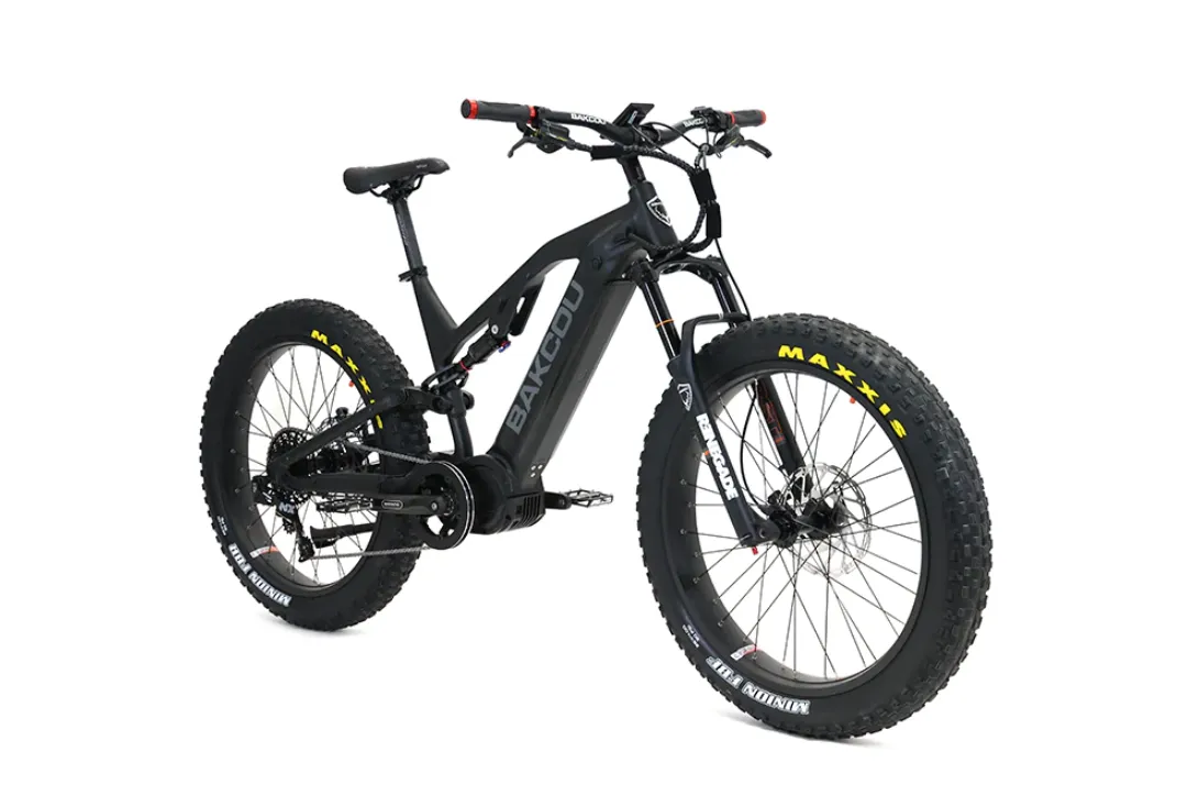 BAKCOU Scout Full Suspension Electric Hunting Bike