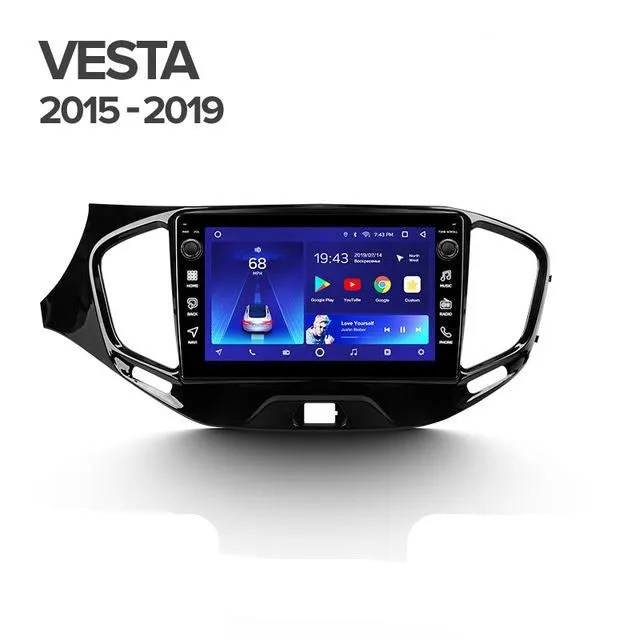 Car Dealz 10.2" Android 10.0 LADA Vesta Cross Sport 2015-2019 In Dash Plus OEM Fascia