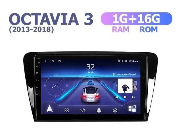 Car Dealz 10.2" Android 10.0 SKODA Octavia A7 2013-2018 with CAM In Dash Plus OEM Fascia