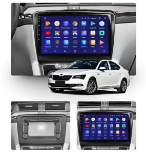 Car Dealz 10.2" Android 10.0 Skoda Superb 2 B6 2013-2015 with CAM In Dash Plus OEM Fascia