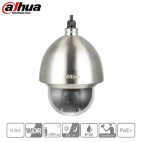 Dahua HDCVI 2MP PTZ Outdoor Network Camera with 4.5-135mm Varifocal Lens, WDR, IP68, Starlight Technology, 5-Year Warranty - DH-SD60230UN-HNI-SL