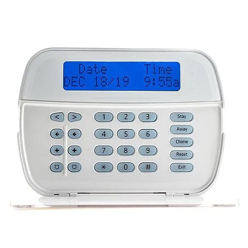 DSC HS2LCDRFP9 PowerSeries Neo Full Message LCD Hardwired Keypad with Built-in PowerG Transceiver and Prox Support, English Function Keys