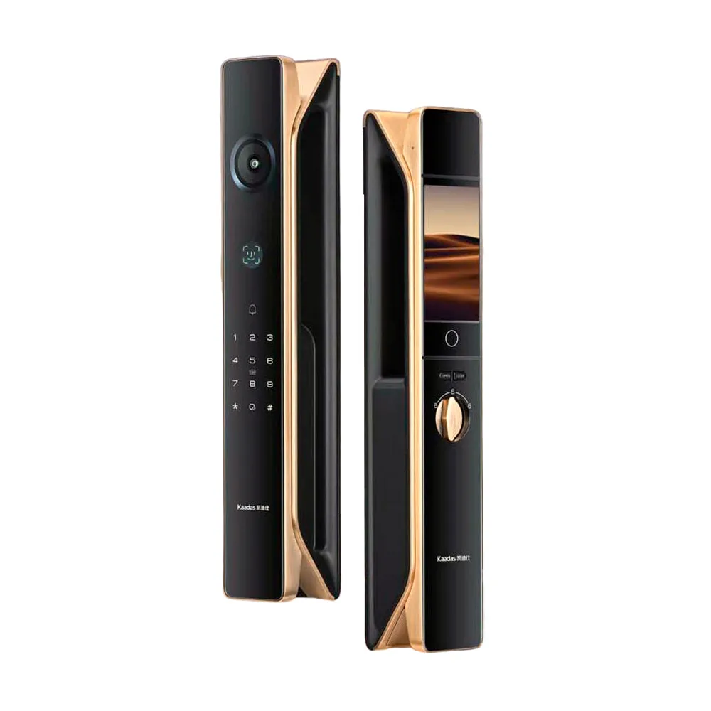 Electronic lock Kaadas K70 Pro Plus, biometric, black/gold