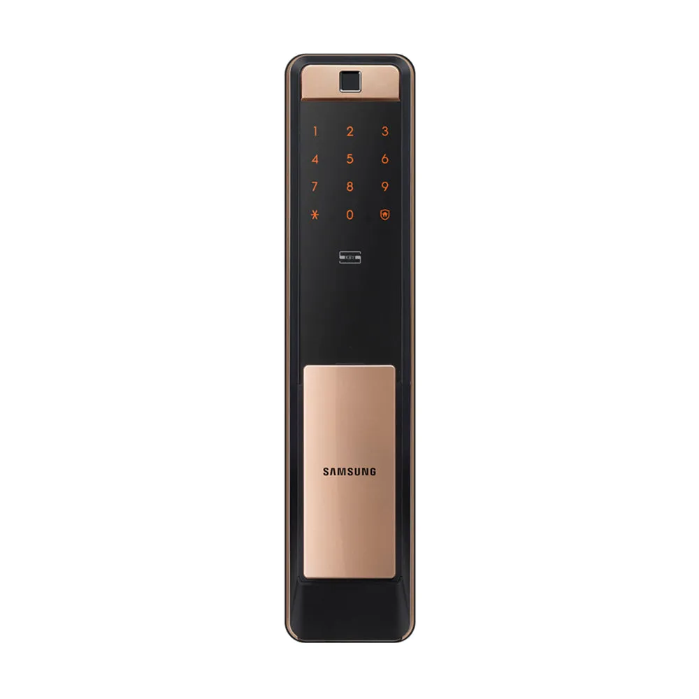 Electronic lock Samsung SHP-P72, biometric, black/gold