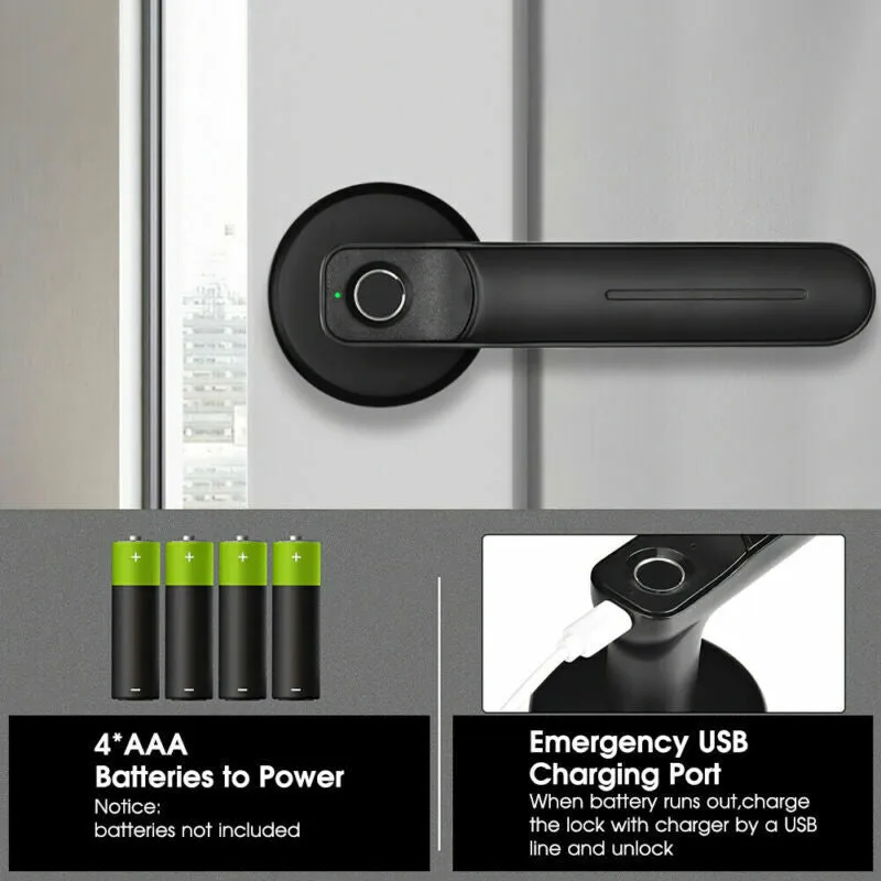 Fingerprint Smart Door Lock with 2 Keys