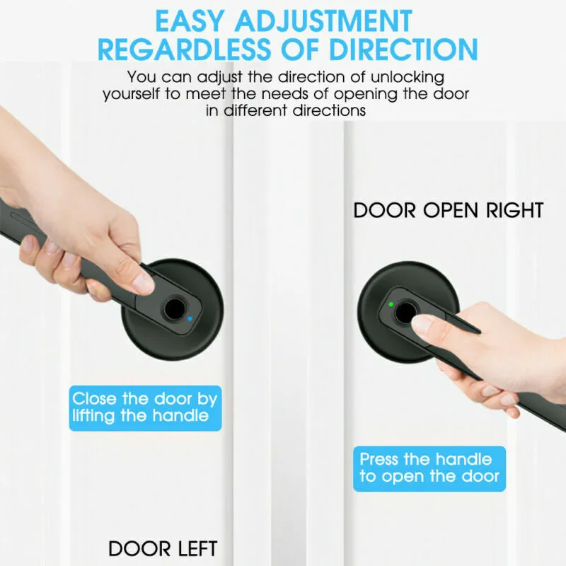 Fingerprint Smart Door Lock with 2 Keys