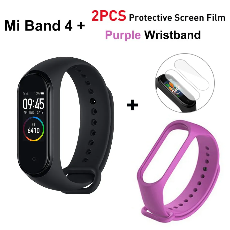 Global Version Xiaomi Mi Band 4 Smart Band Fitness Tracker bracelet Heart Rate Tracker Colorful Display Instant Message 135mAh