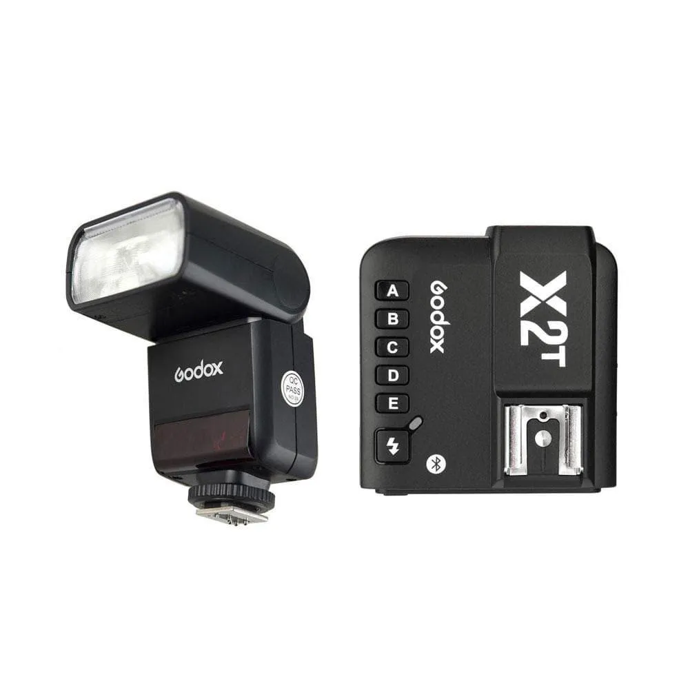 Godox TT350N 2.4G i-TTL HSS Speedlite Flash and X2T-N trigger kit for Nikon - Bundle