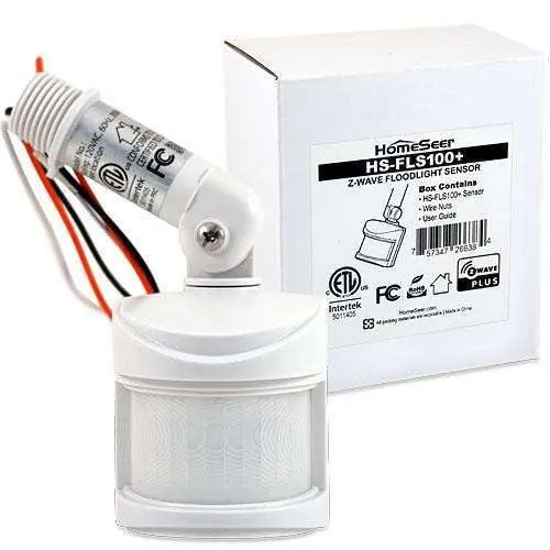 HomeSeer HS-FLS100  G2 Z-Wave Plus Floodlight Sensor