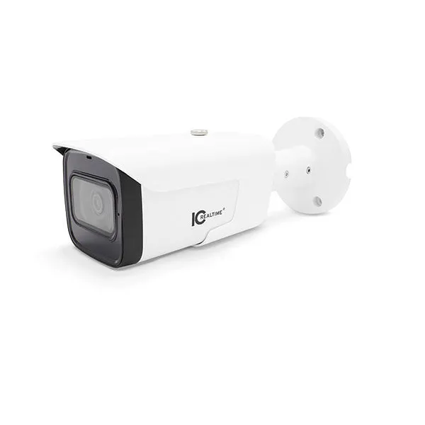 IC Realtime - HDMX-B50V-IR-DPM1 / 5MP HDAVS 16:9 Aspect Ratio Indoor/Outdoor Mid Size Bullet Camera / Varifocal 2.7-13.5mm Motorized Lens (113° - 31°) / 262 Ft IR