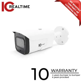 IC Realtime - HDMX-B50V-IR-DPM1 / 5MP HDAVS 16:9 Aspect Ratio Indoor/Outdoor Mid Size Bullet Camera / Varifocal 2.7-13.5mm Motorized Lens (113° - 31°) / 262 Ft IR