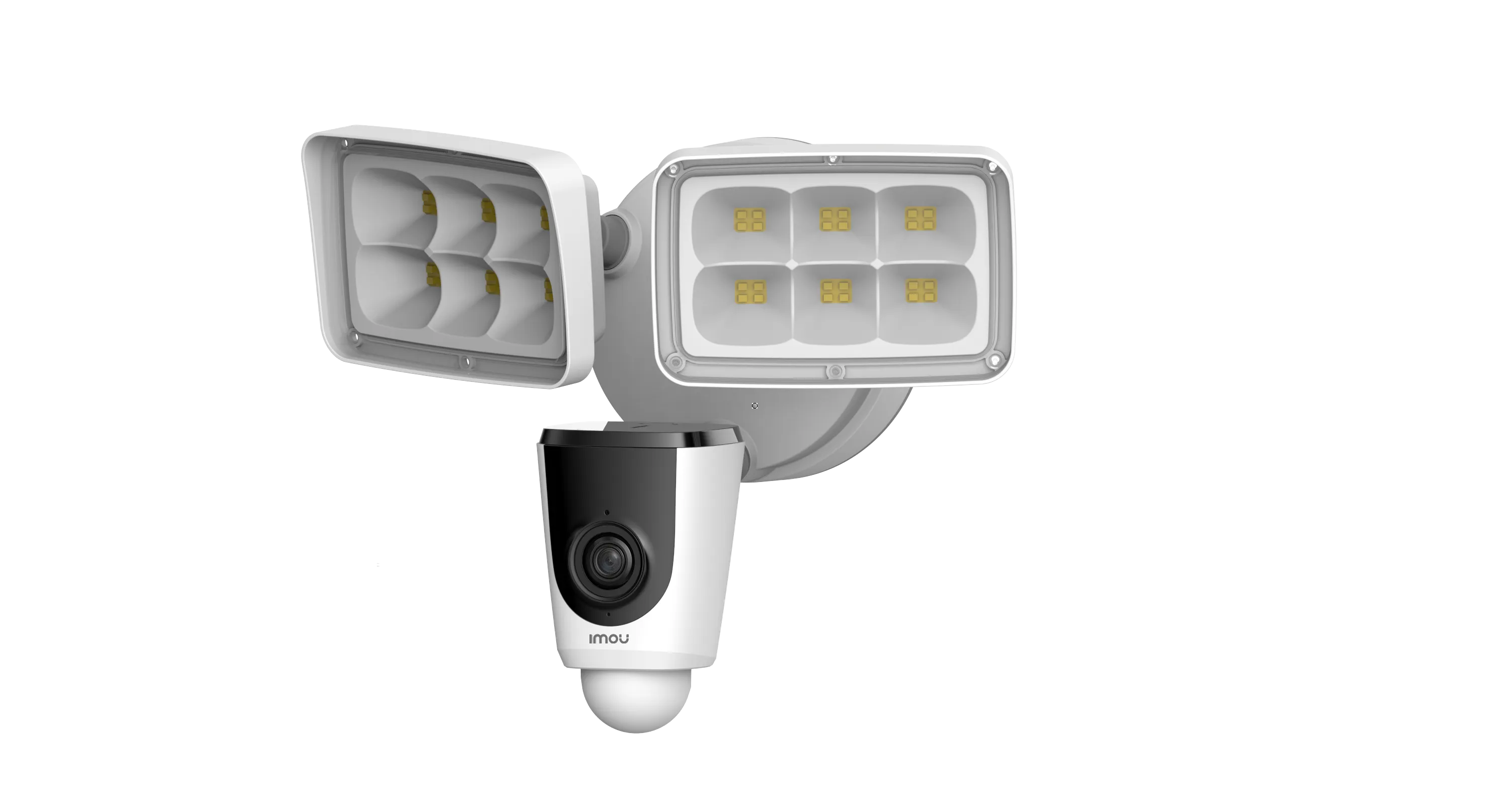 IMOU Floodlight L26P, 1080P/2MP, Outdoor Smart Wi-Fi Hard-Wired Security Floodlight Camera, 2000 Lumen