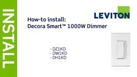 Leviton Decora Smart Wi-Fi 1000W Universal LED/Incandescent Dimmer. Works with Amazon Alexa and Google Assistant, No Hub Required.