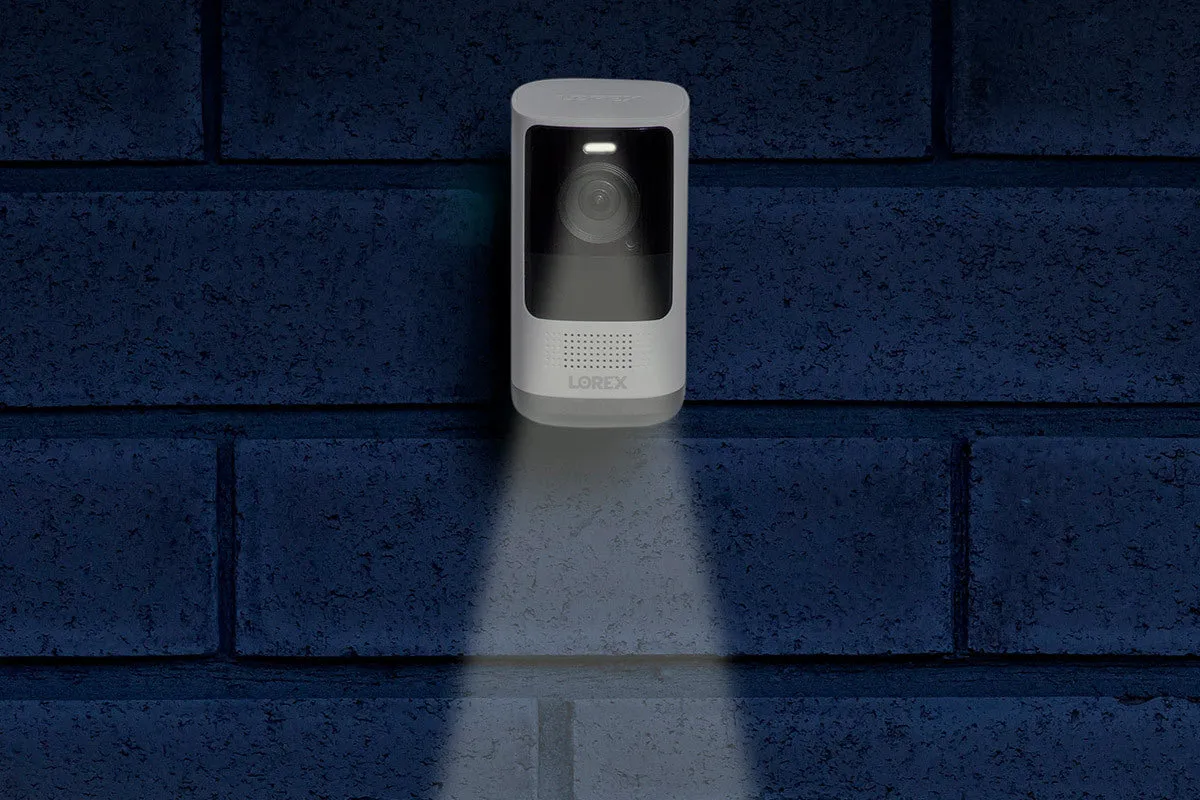 Lorex 2K Spotlight Indoor/Outdoor Accessory Battery Security Camera (Add-On) - Open Box