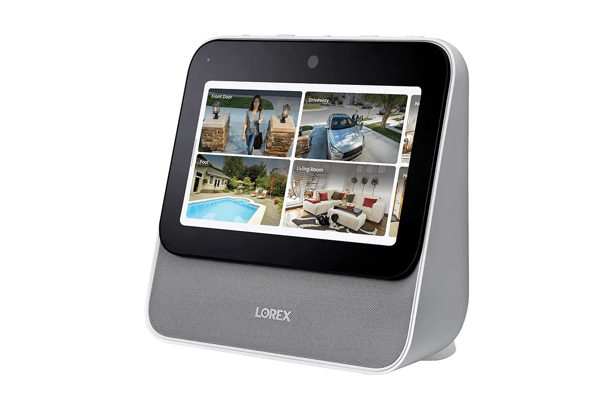 Lorex Smart Home Security Center with Two 1080p Outdoor Wi-Fi Cameras and 2K Video Doorbell