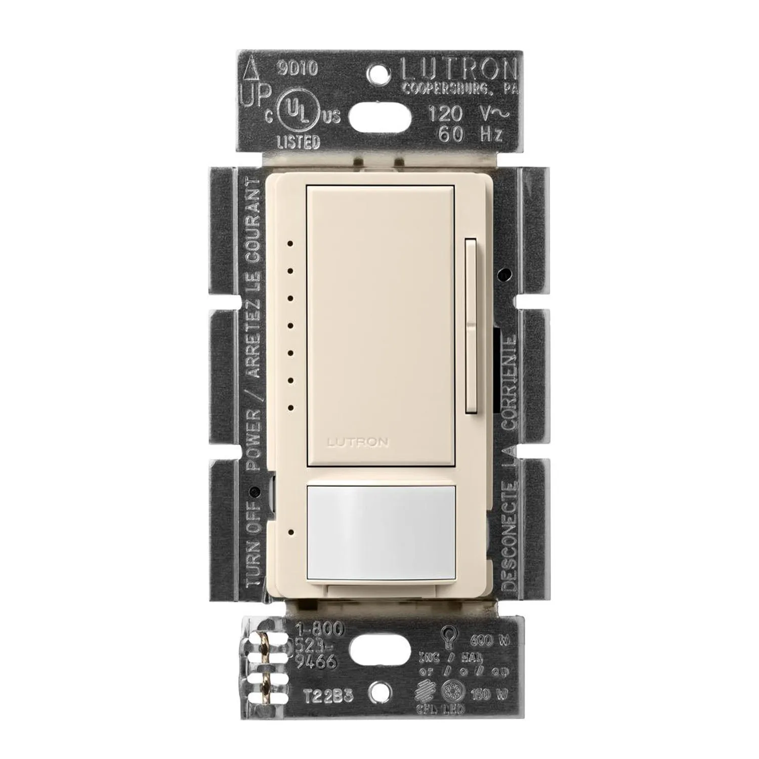 Lutron Maestro LED  Motion Sensor/Dimmer Switch, 150W LED, Single Pole/Multi-Location