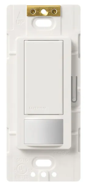 Lutron Maestro Occupancy 2 amps Single Pole Motion Sensor Switch White 1 pk