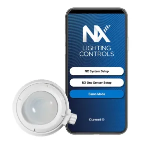 NX Lighting Controls WSPDBEMUNV Bluetooth WASP Occupancy/Vacancy Sensor, End Mount