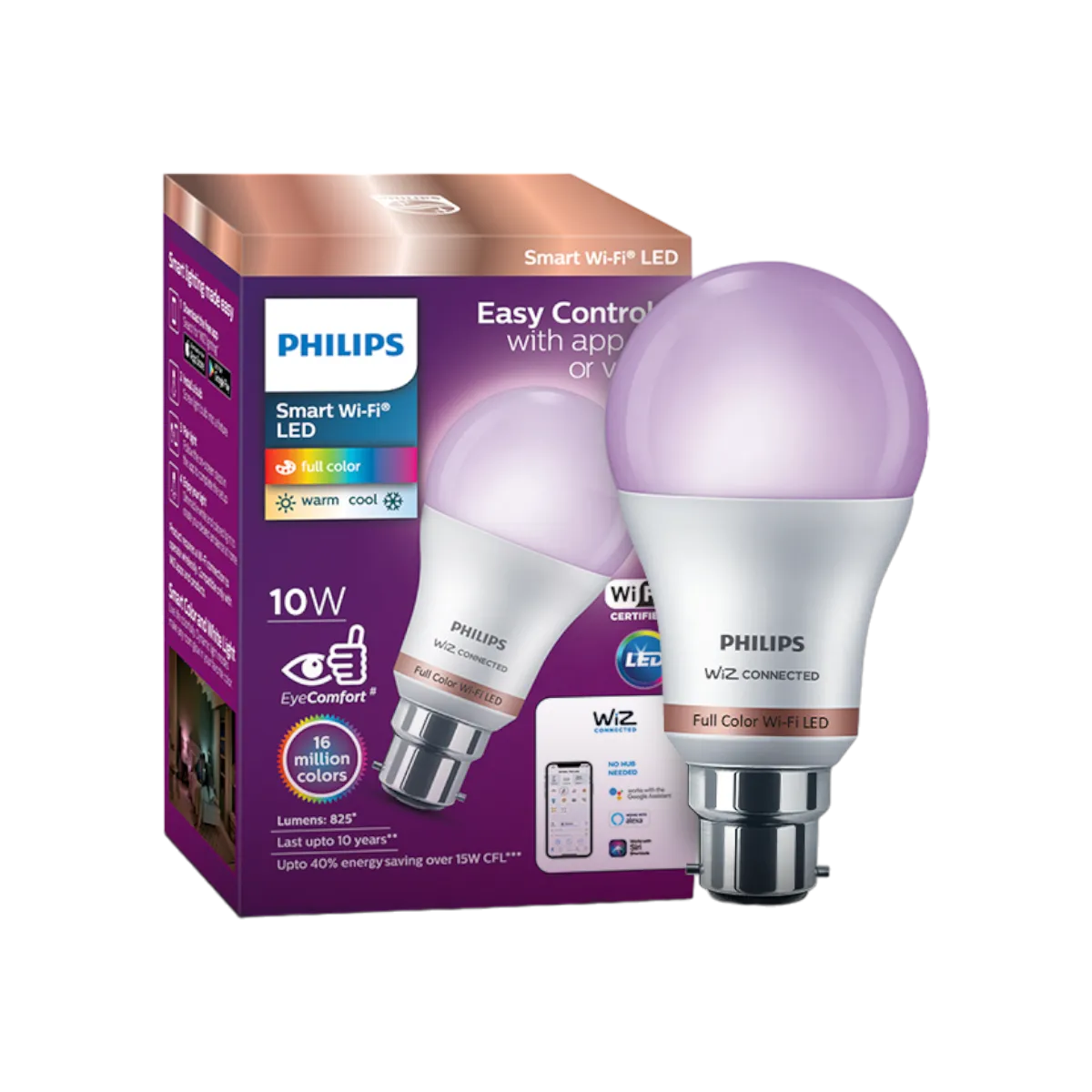 Philips Smart WiFi LED Bulb (Wiz Connected)