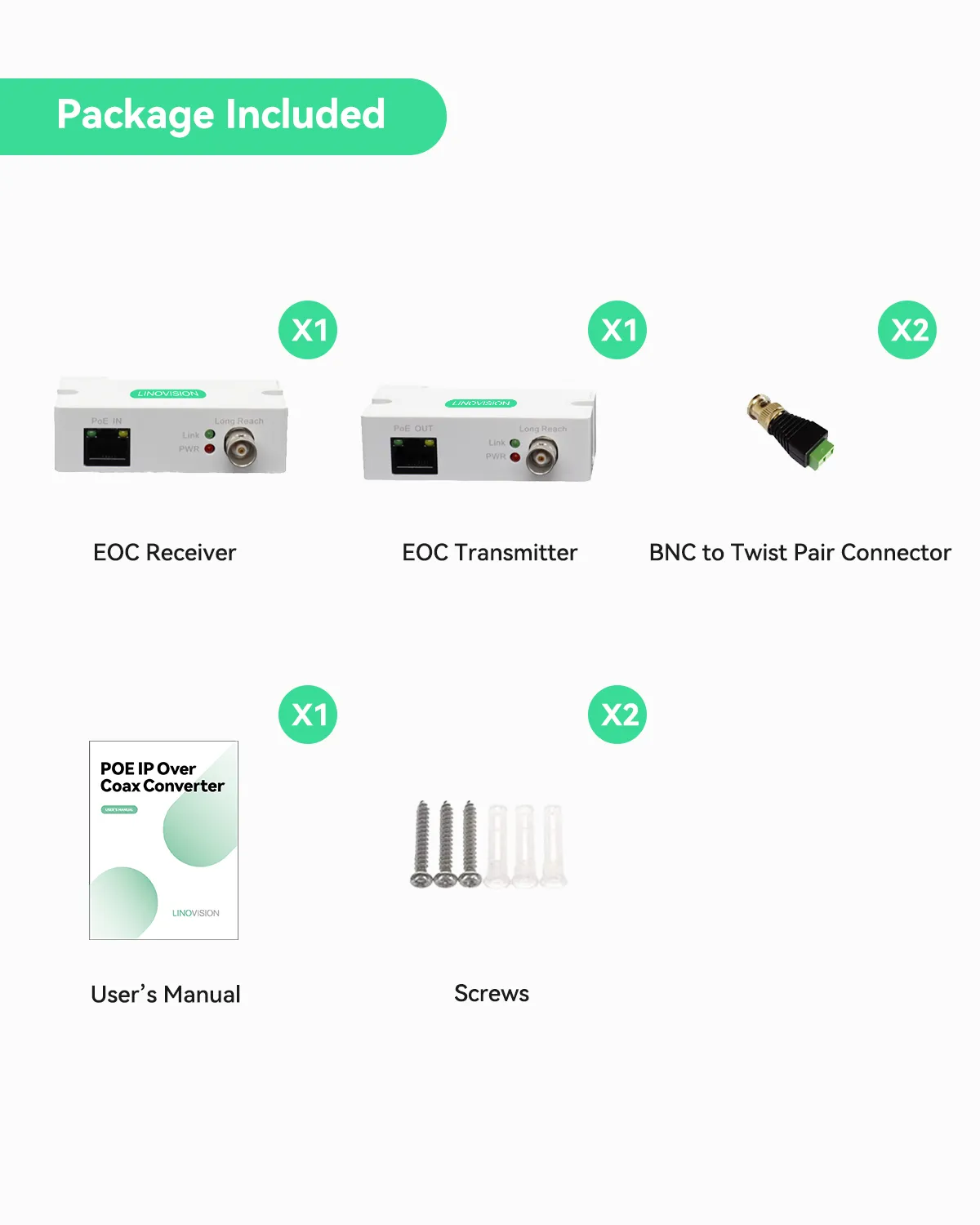 PoE   Ethernet over Coax (EOC) Converter