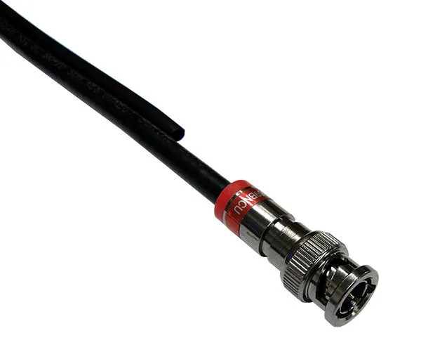 RG59 Siamese Direct Burial Coaxial Cable, 20 AWG BC, 95% BC Braid, 18/2 Stranded BC, CCTV