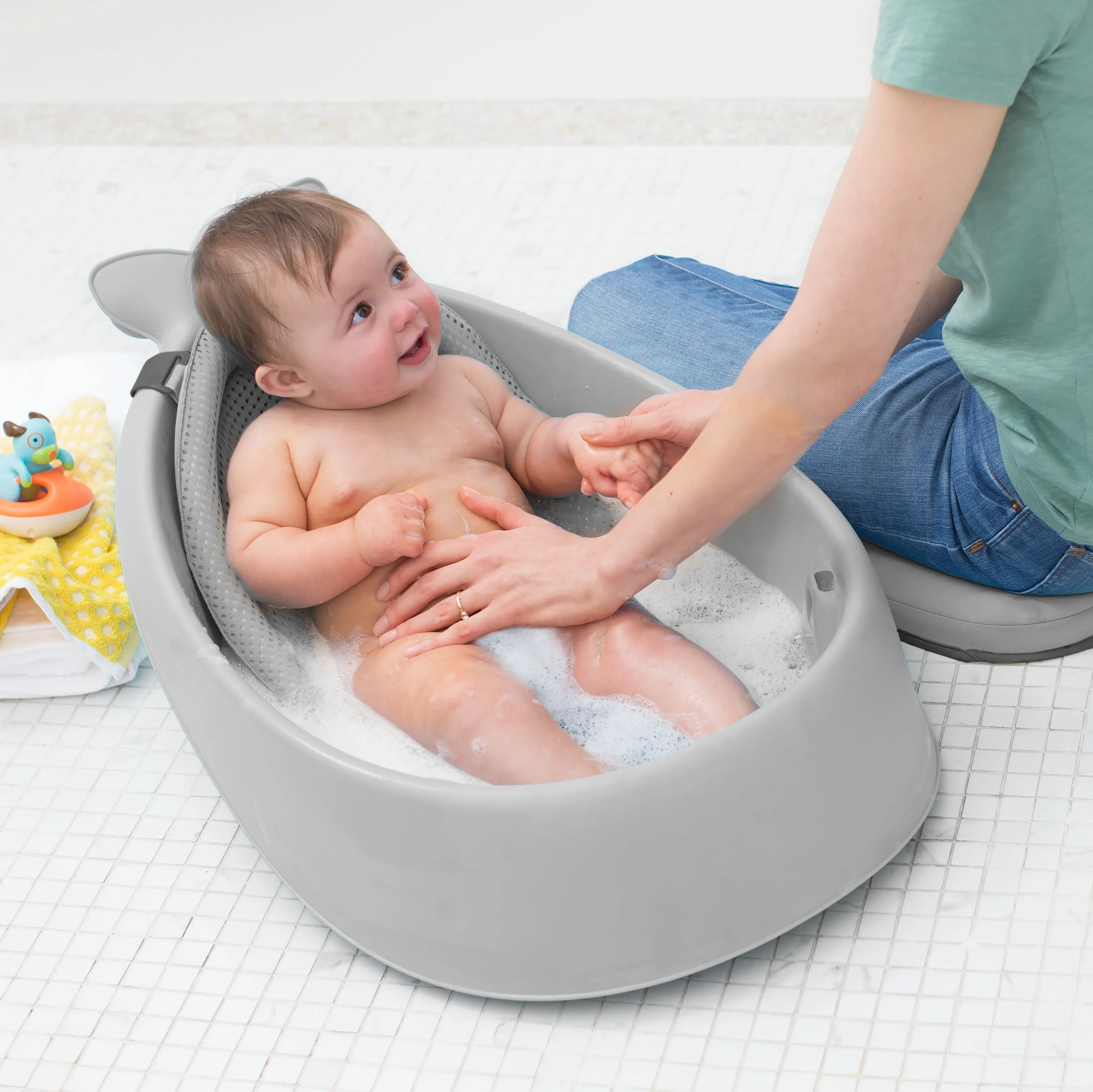 Skip Hop Moby Smart Sling 3 Stage Baby Bath - Grey