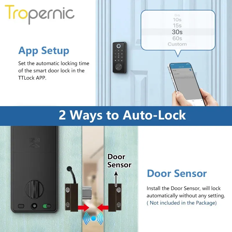 Smart Door  Digital  Wifi  Fingerprint Keyless Entry Keypad Electronic Locks