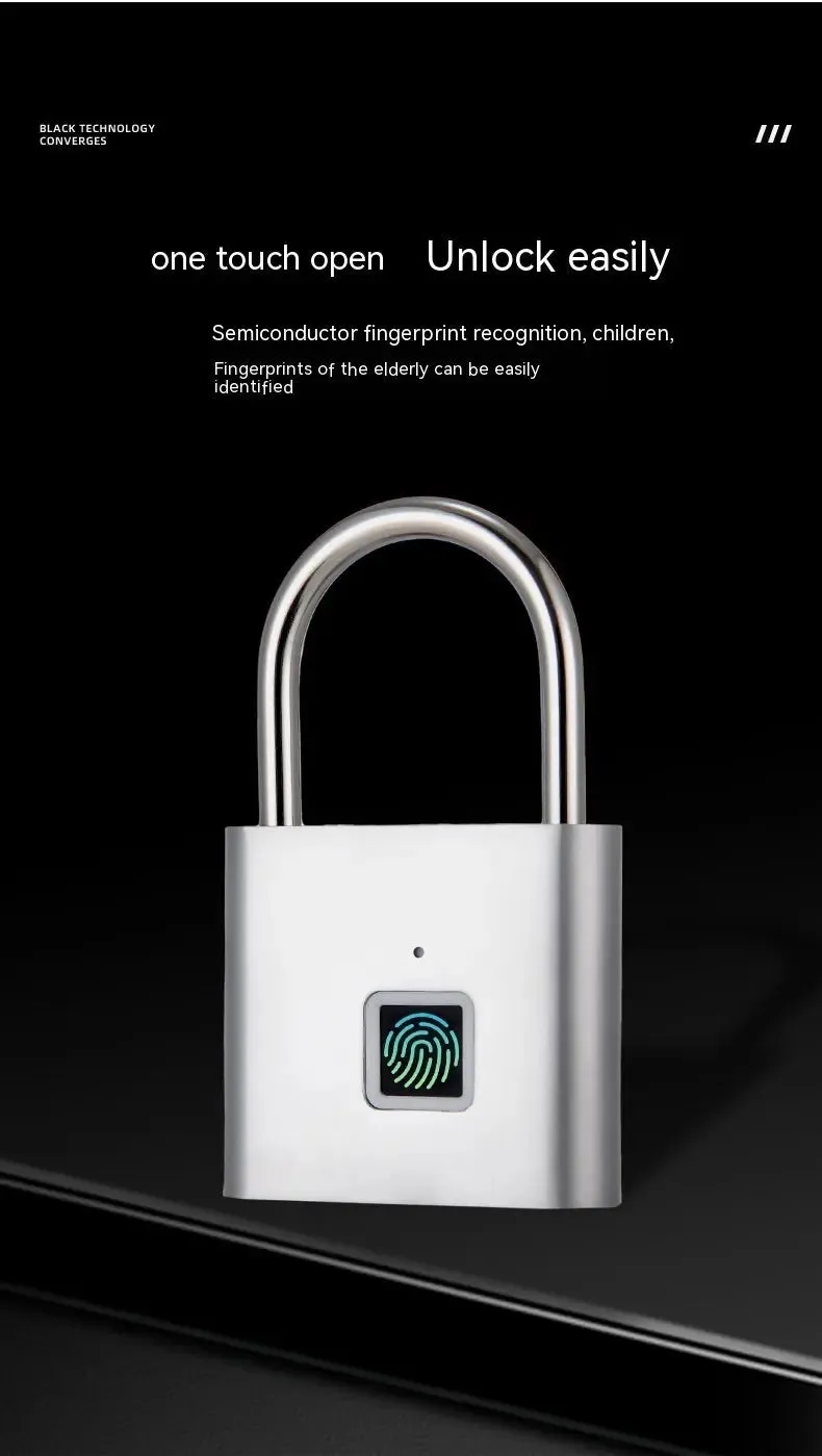 Smart Waterproof Household Lock Head Fingerprint Lock smart lock