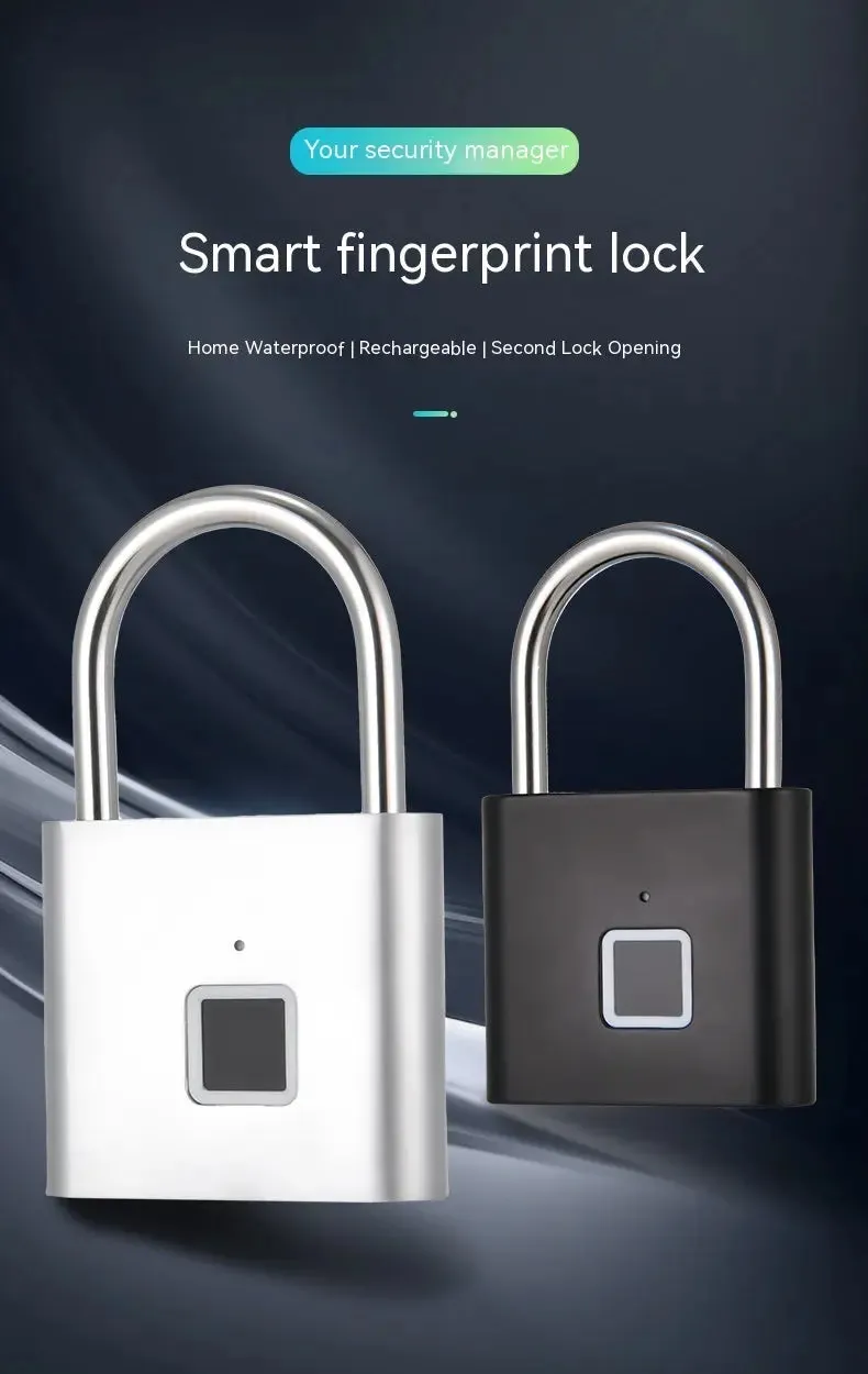 Smart Waterproof Household Lock Head Fingerprint Lock smart lock