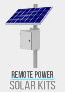 Solar Power Kits for Video Surveillance and Wireless Communications