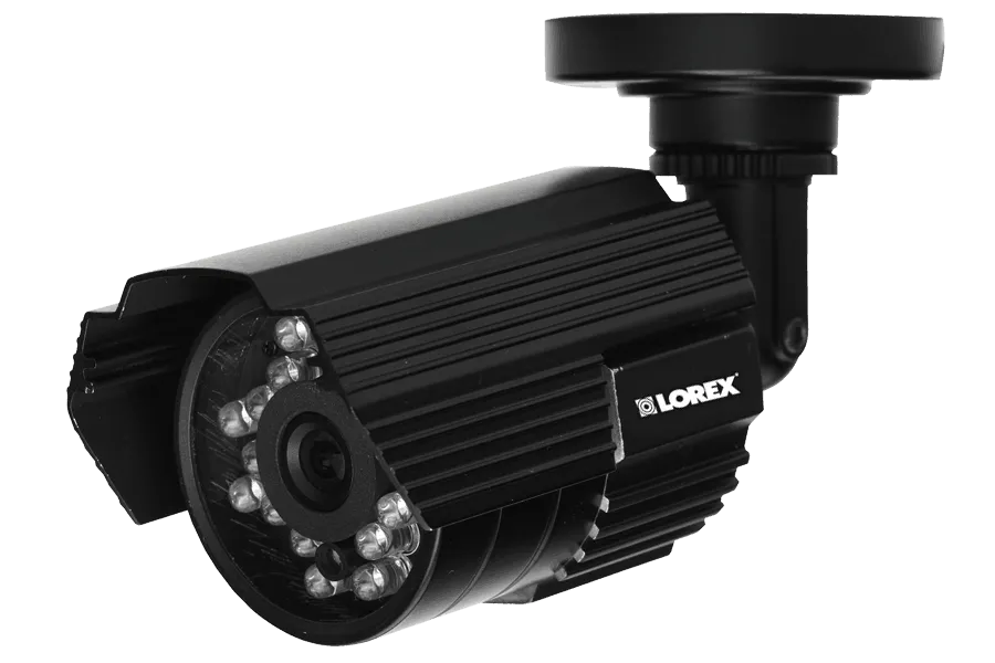 Super resolution security camera with audio