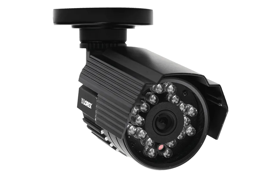 Super resolution security camera with audio